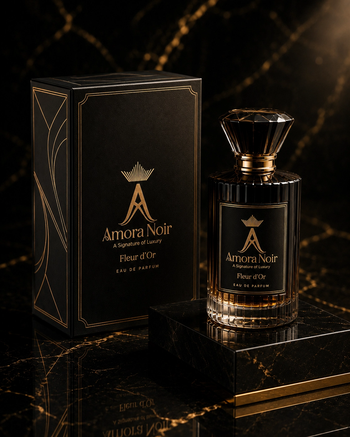 Fleur d'Or bottle closeup
