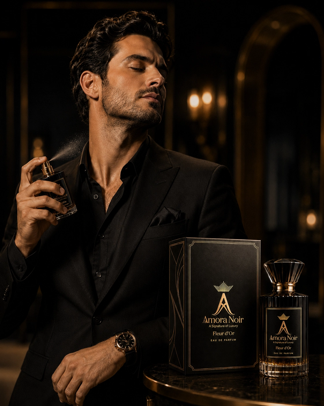 Fleur d'Or male model