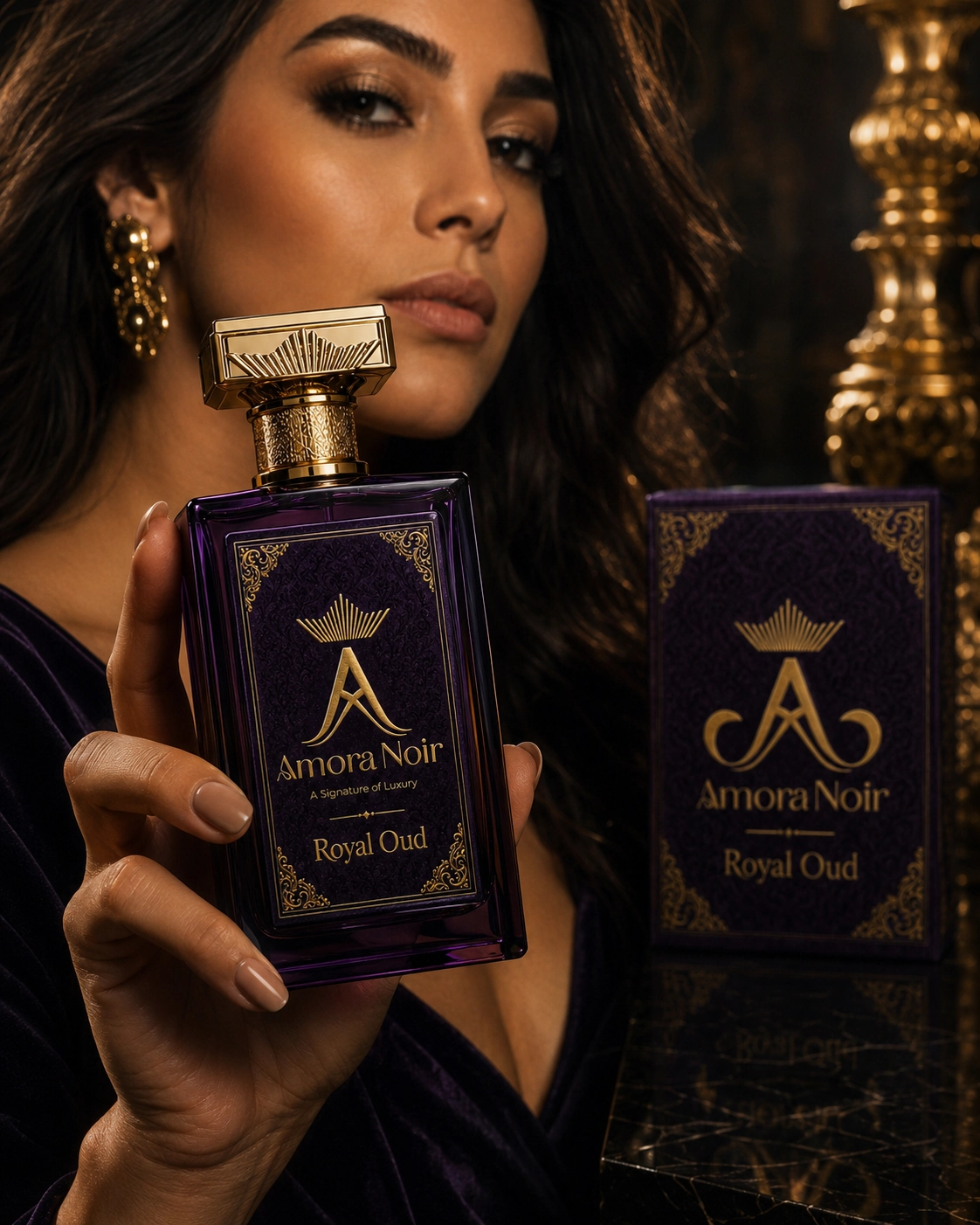 Royal Oud Noir closeup